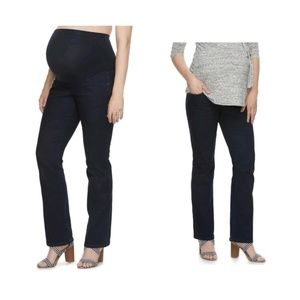 Maternity Bootcut Dark Wash Denim Jeans